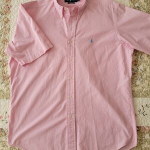 Ralph Lauren Soft Pink Button-Down Shirt